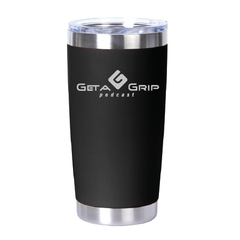 20 oz Black Stainless Steel Tumbler alt Logo