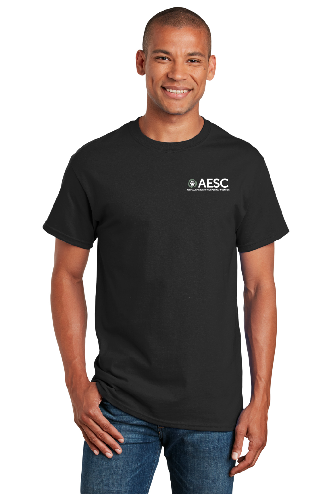 AESC Men’s Gildan – Ultra Cotton 100% Cotton T-Shirt Black