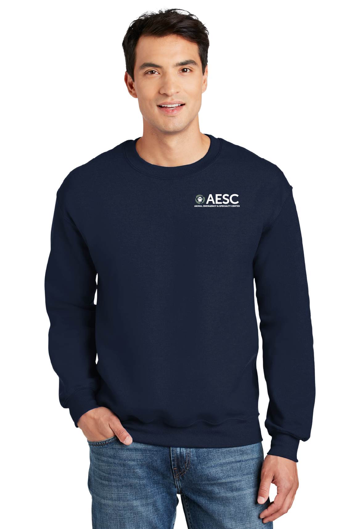 AESC Men’s Gildan Sweatshirt Navy