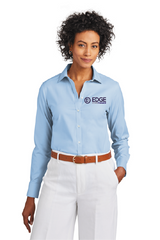Edge Ladies Wrinkle-Free Stretch Pinpoint Shirt