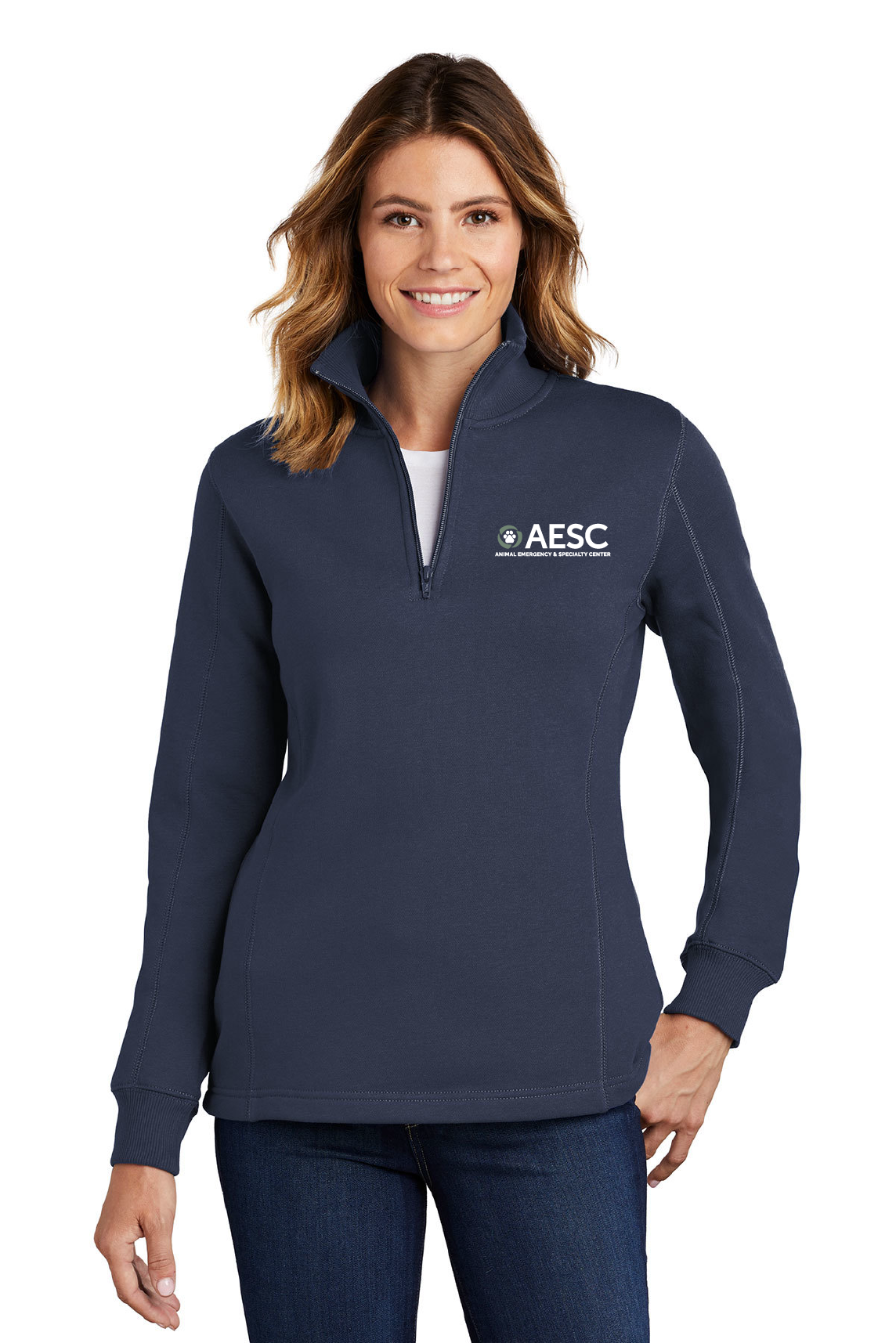 AESC Women’s Sport-Tek Sweatshirt True Navy