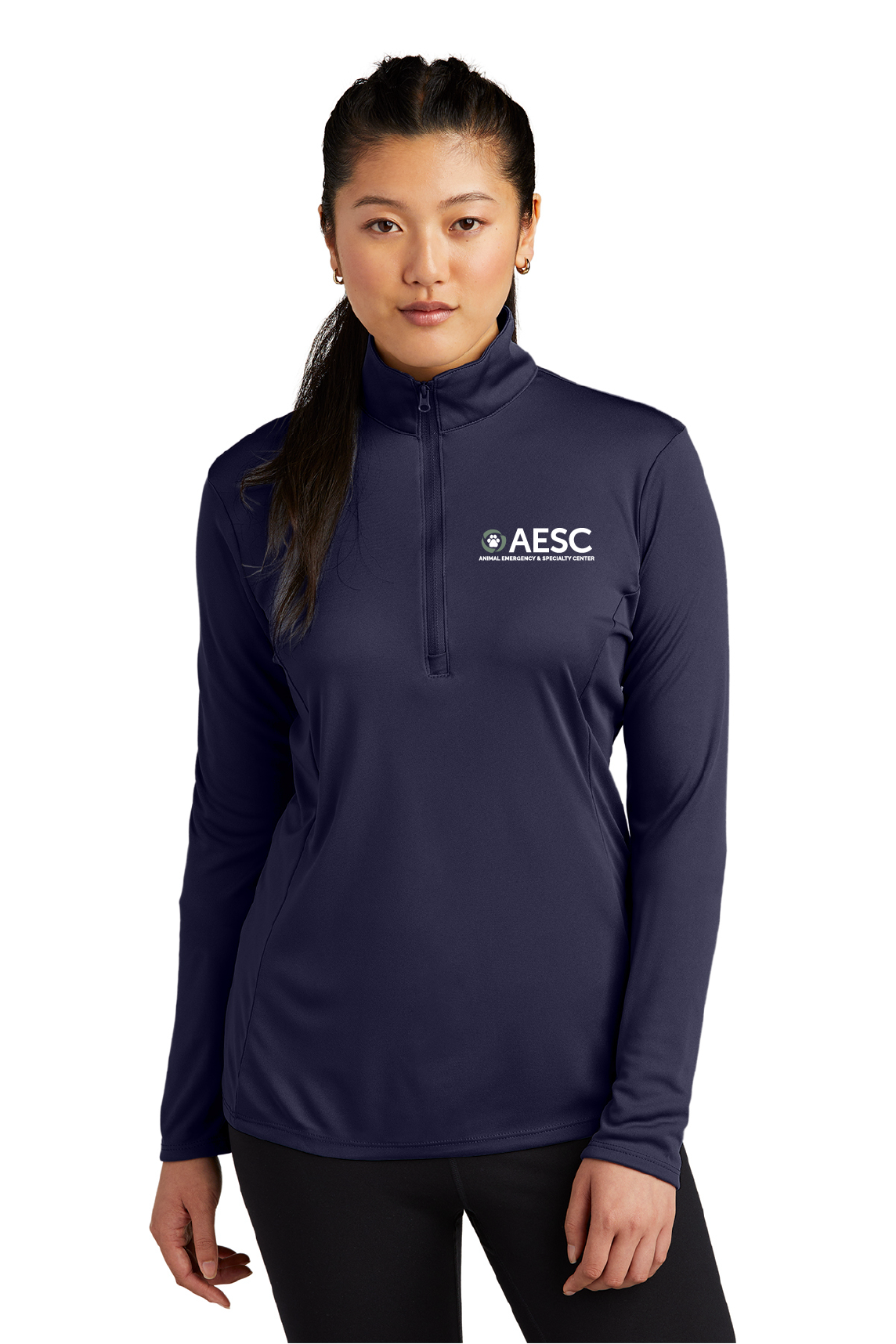 AESC Women’s Sport-Tek Pullover True Navy