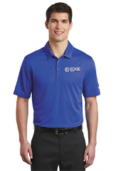 BB attire Mens Dri-FIT Hex Textured Polo