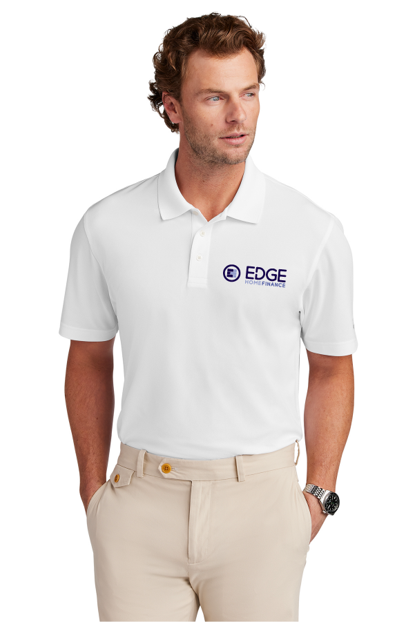 Edge Mens Mesh Pique Performance Polo