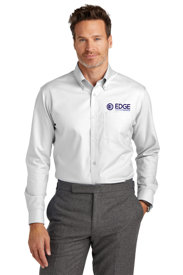 Edge Mens Wrinkle-Free Stretch Nailhead Shirt