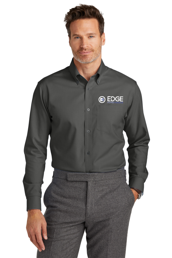 Edge Mens Wrinkle-Free Stretch Nailhead Shirt