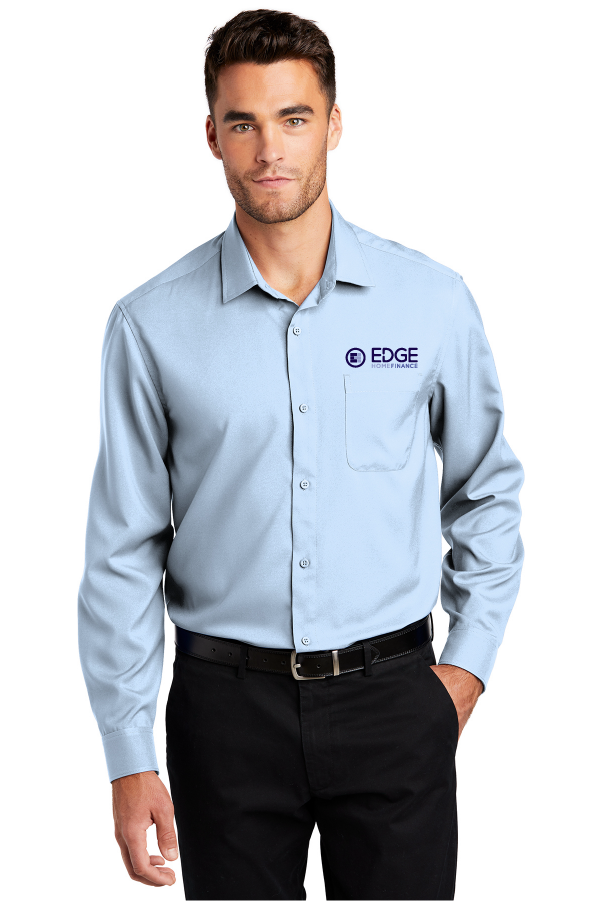 Edge Mens Long Sleeve Performance Staff Shirt