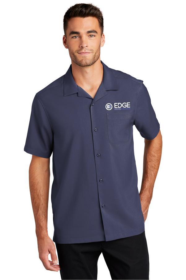 BB attire Mens Short Sleeve Performance Staff Shirt