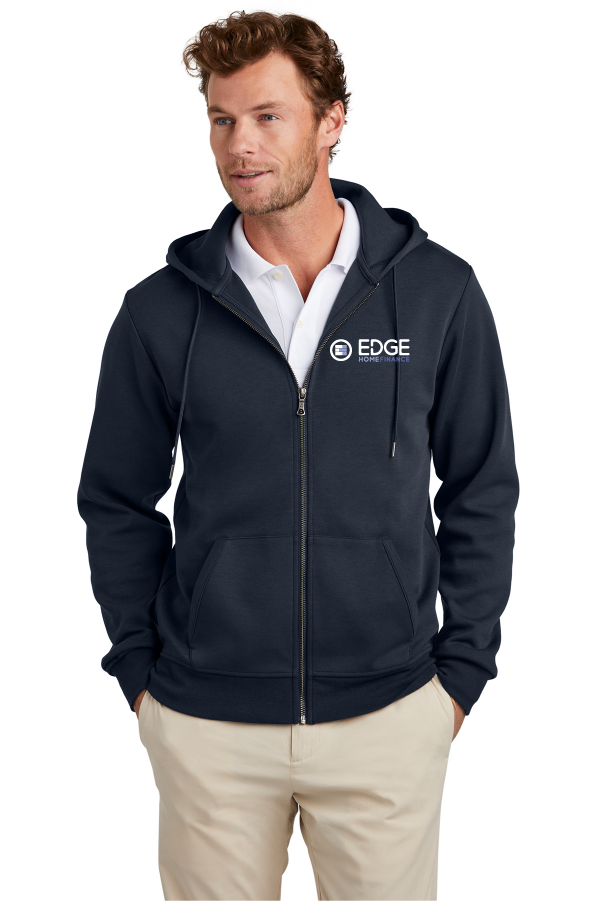 Edge Mens Double-Knit Full-Zip Hoodie