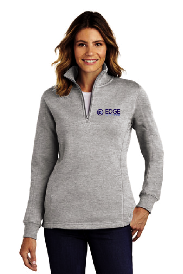 Edge Ladies Fleece 1/4 Zip Sweatshirt