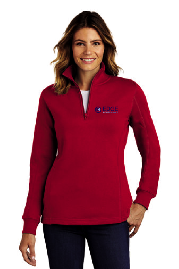 Edge Ladies Fleece 1/4 Zip Sweatshirt