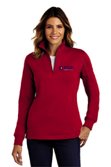 Edge Ladies Fleece 1/4 Zip Sweatshirt