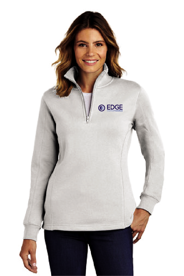 Edge Ladies Fleece 1/4 Zip Sweatshirt