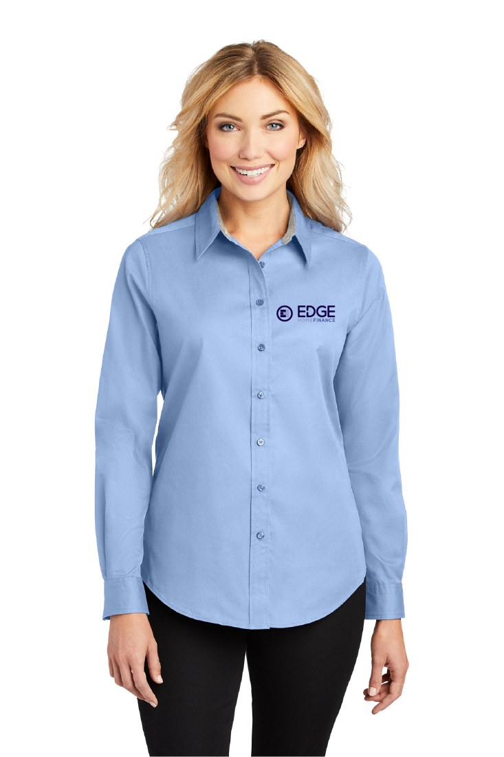 Edge Ladies Long Sleeve Easy Care Shirt