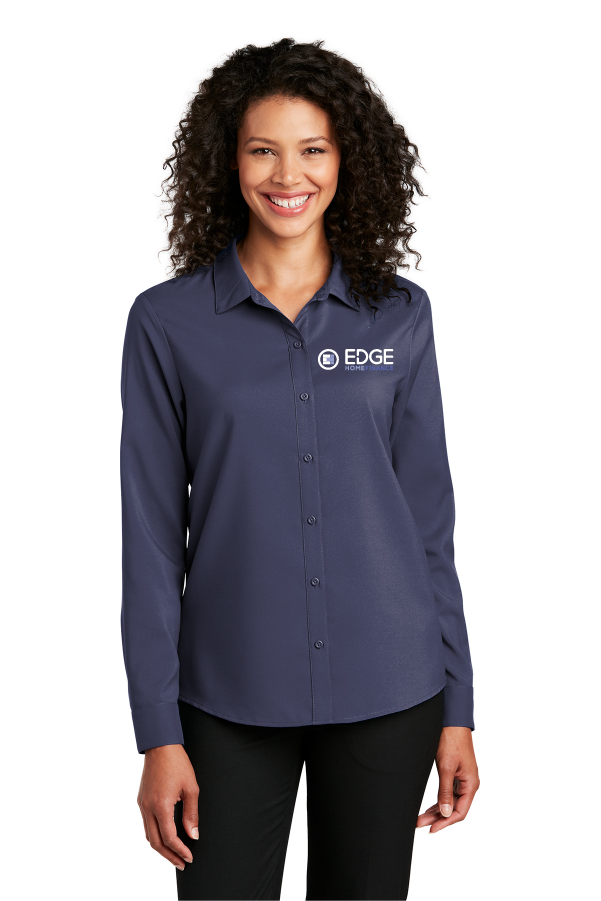 Edge Ladies Long Sleeve Performance Staff Shirt
