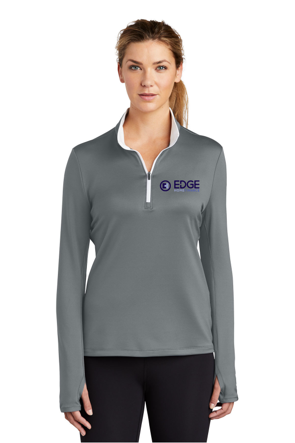 Edge Ladies Dri-FIT Stretch 1/2 Zip Cover-Up