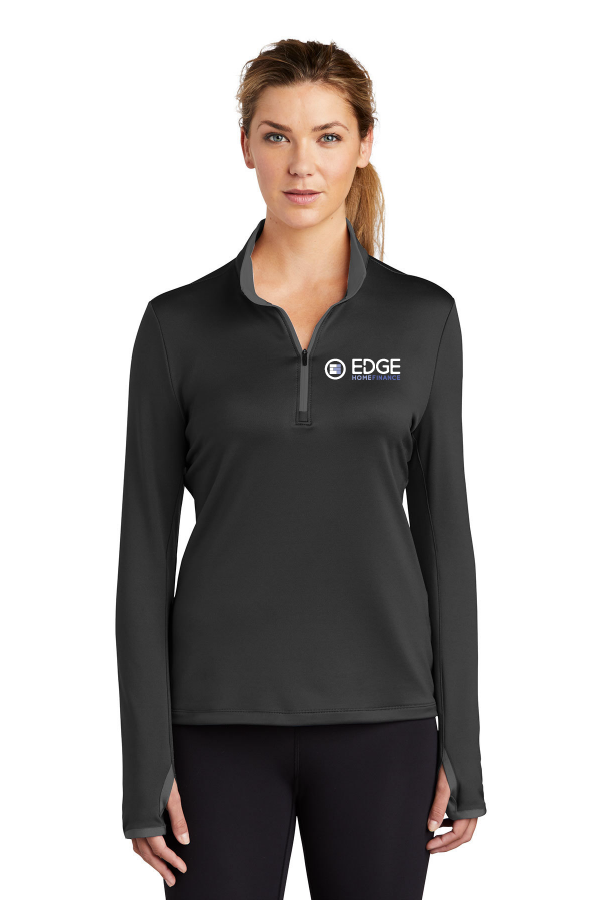 Edge Ladies Dri-FIT Stretch 1/2 Zip Cover-Up