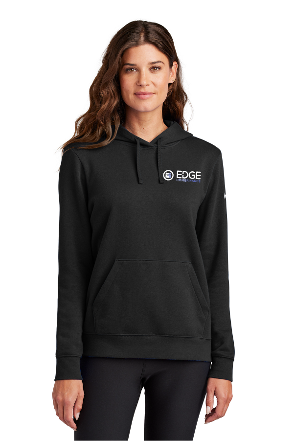 Edge Ladies Club Fleece Sleeve Swoosh Pullover Hoodie