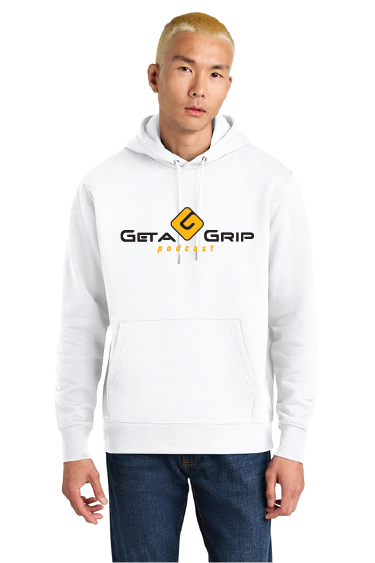 Unisex White Hoodie alt Logo