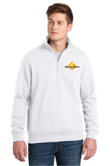 Mens 1/4 zip OG White