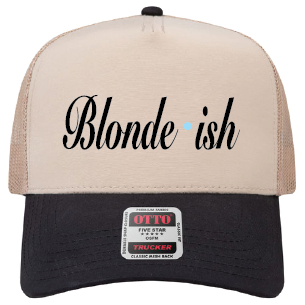 Blonde-ish trucker cap