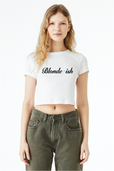 Blonde-ish Crop Tee