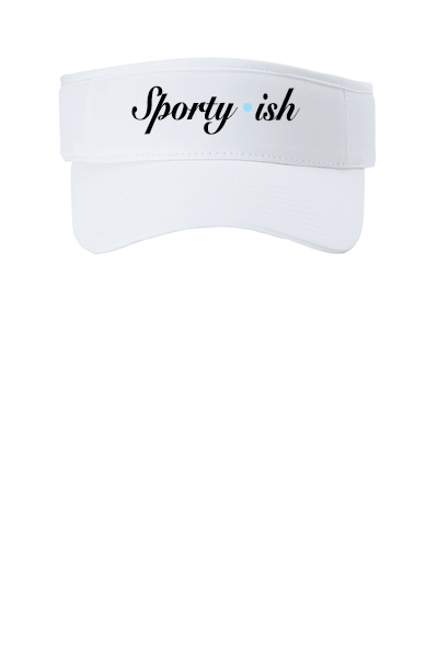 Sporty-ish White visor