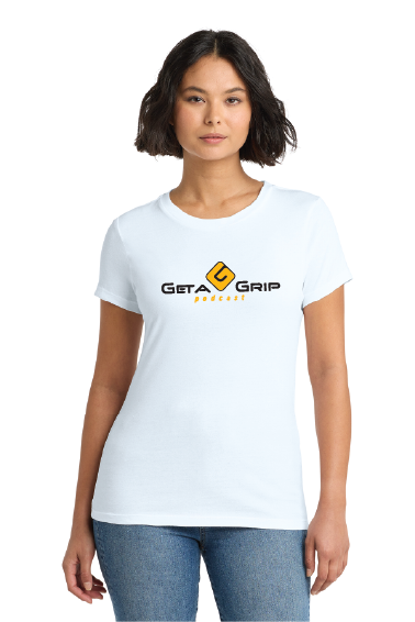 Womens White alt Logo Tee