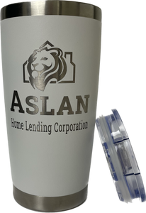 Aslan 20 oz laser etched tumbler