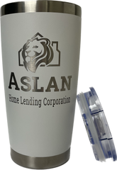 Aslan 20 oz laser etched tumbler