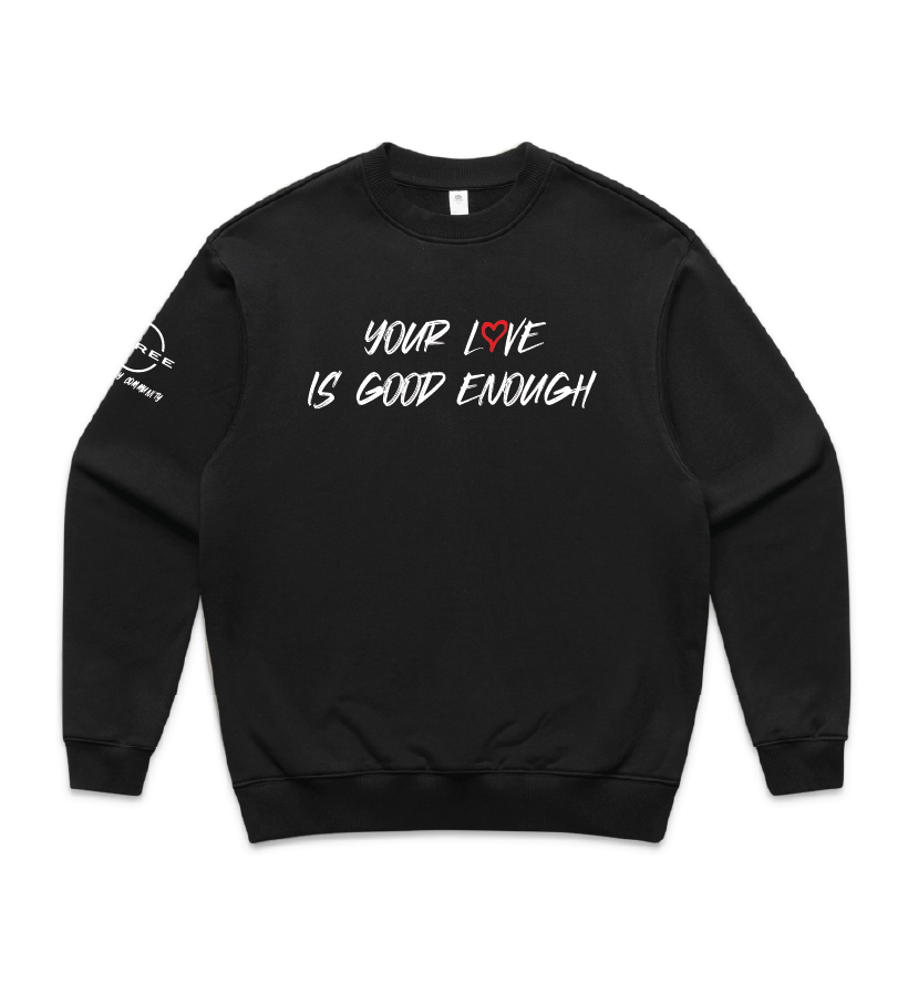 Unisex Free Heavy Weight Loved Ones Crewneck