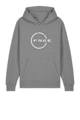 Unisex Free Heavy Weight Hoodie Grey