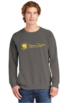 Sammie's Sunshine Grey Crew Fleece