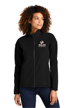 Load image into Gallery viewer, Aslan Women&#39;s Ogio Commuter Soft Shell Full zip Black