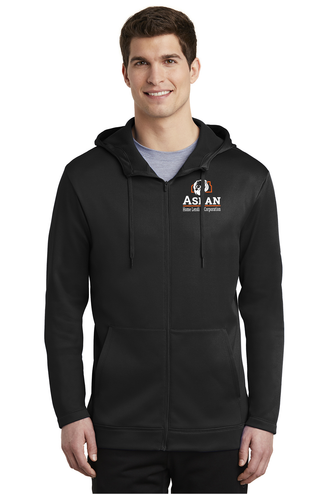 Aslan Nike Therm-Fit Full Zip Fleece Hoodie Black