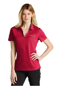 Nike Ladies Dri-FIT Red Micro Pique 2.0 Polo