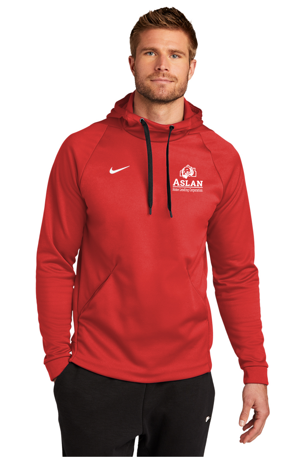 Aslan Nike Therma-FIT Pullover Fleece Hoodie Red