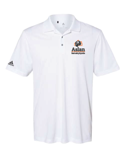 Aslan White Mens Adidas Polo